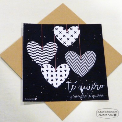 Tarjeta te quiero siempre