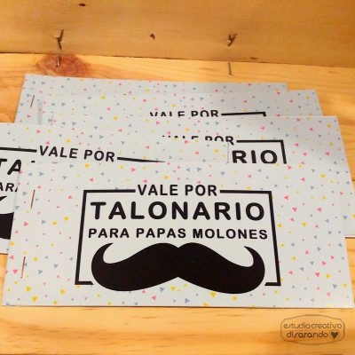 Talonario vales papá
