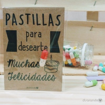 Pastillas para "desearte muchas felicidades"