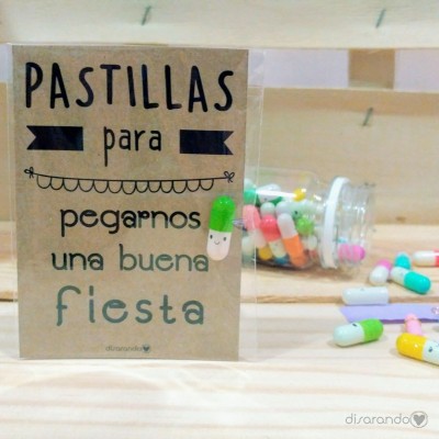 Pastillas para "pegarnos una buena fiesta"