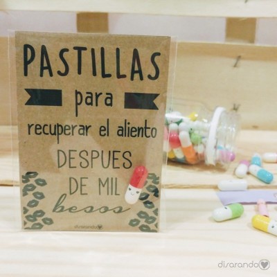Pastillas para "recuperar el aliento despues de mil besos"