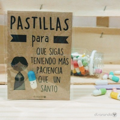 Pastillas para "que sigas teniendo más paciencia que un santo"
