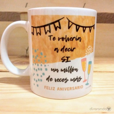 Taza Feliz Aniversario