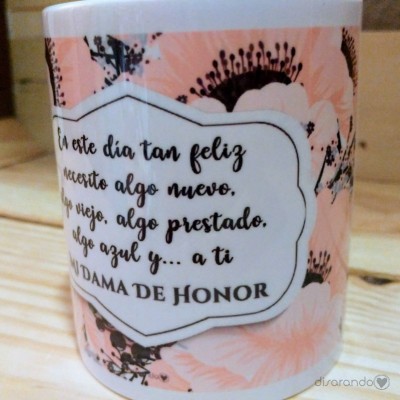 Taza Dama de Honor
