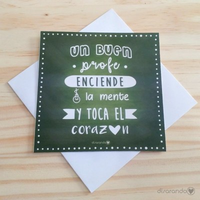 Tarjeta profe 