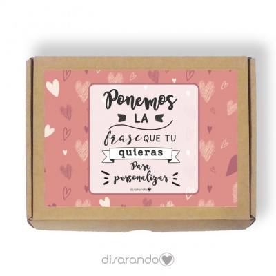 Caja personalizable Love (3 tamaños)