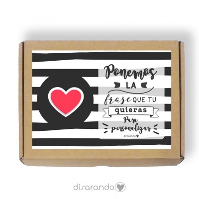 Caja personalizable Love (3 tamaños)