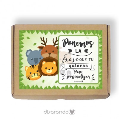 Caja personalizable Zoo (3 tamaños)