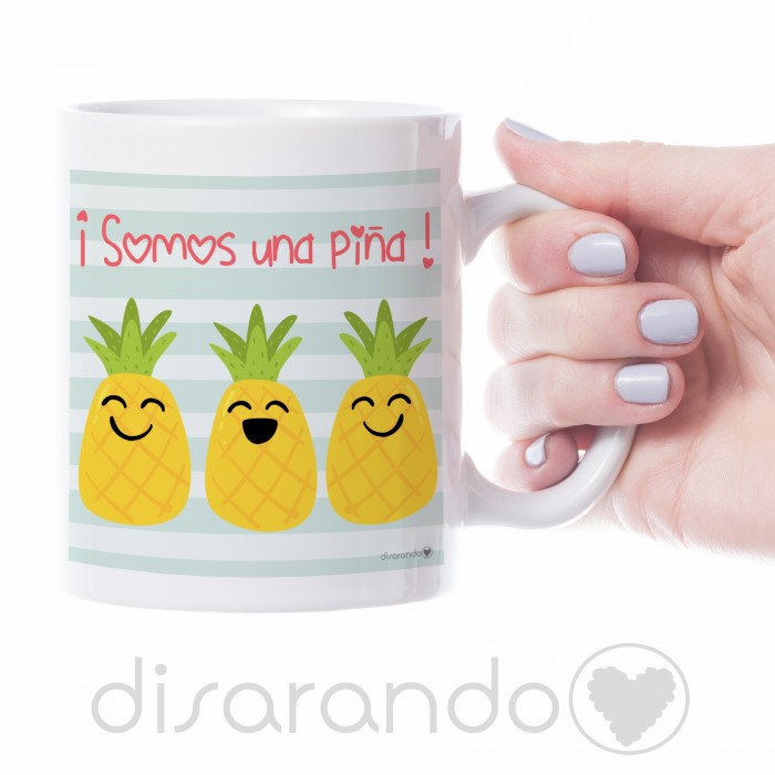 Taza Somos una piña
