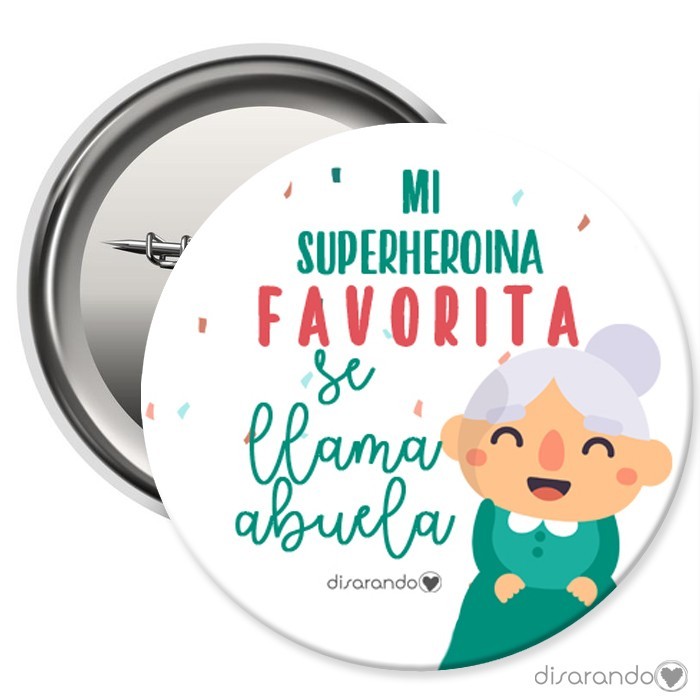 Imán Superheroína Abuela