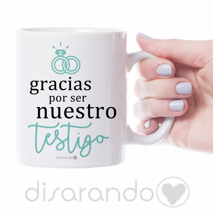 Taza "Gracias por ser nuestro testigo"