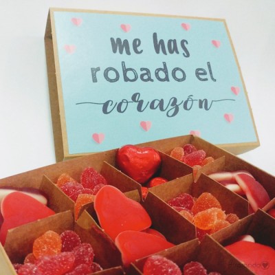 Caja Chucherías "Me has robado el corazón"