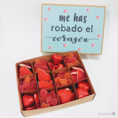 Caja Chucherías "Me has robado el corazón"