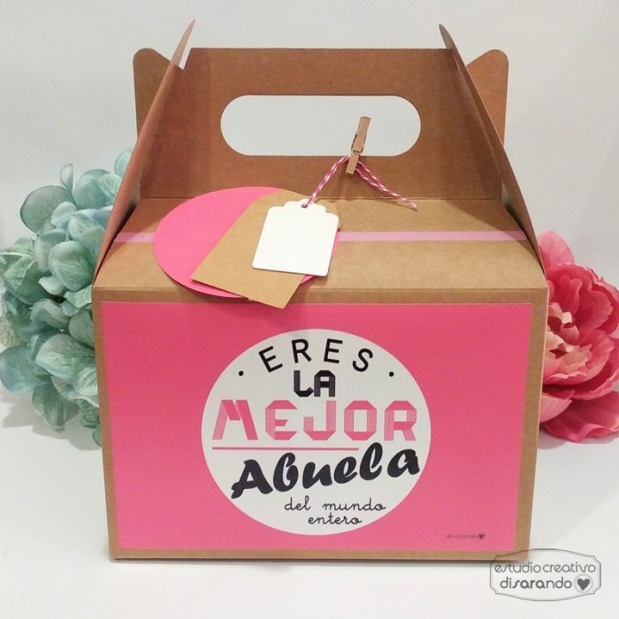 Caja "Eres la mejor abuela del mundo entero"