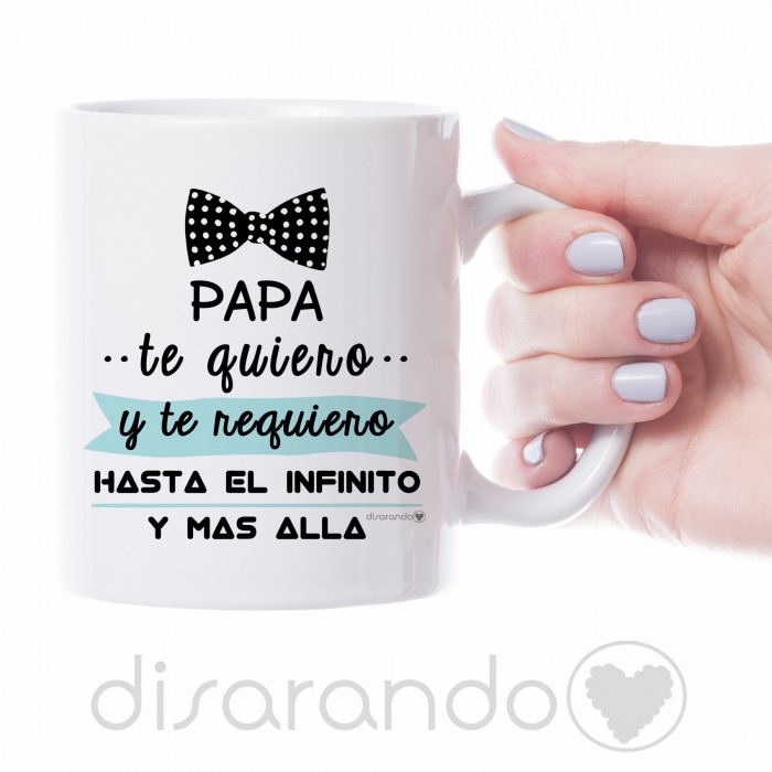 Taza padre pajarita