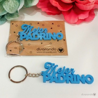 Llavero "Mejor Padrino"