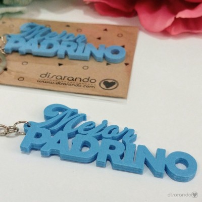 Llavero "Mejor Padrino"