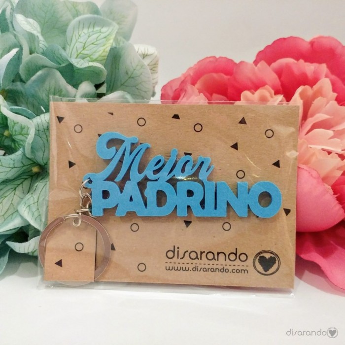 Llavero "Mejor Padrino"