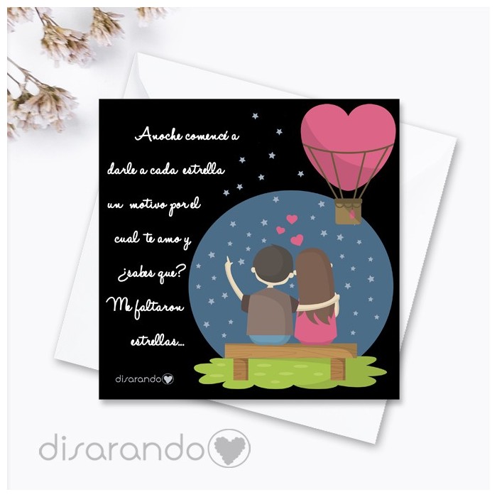 Tarjeta san  Valentín - Love 