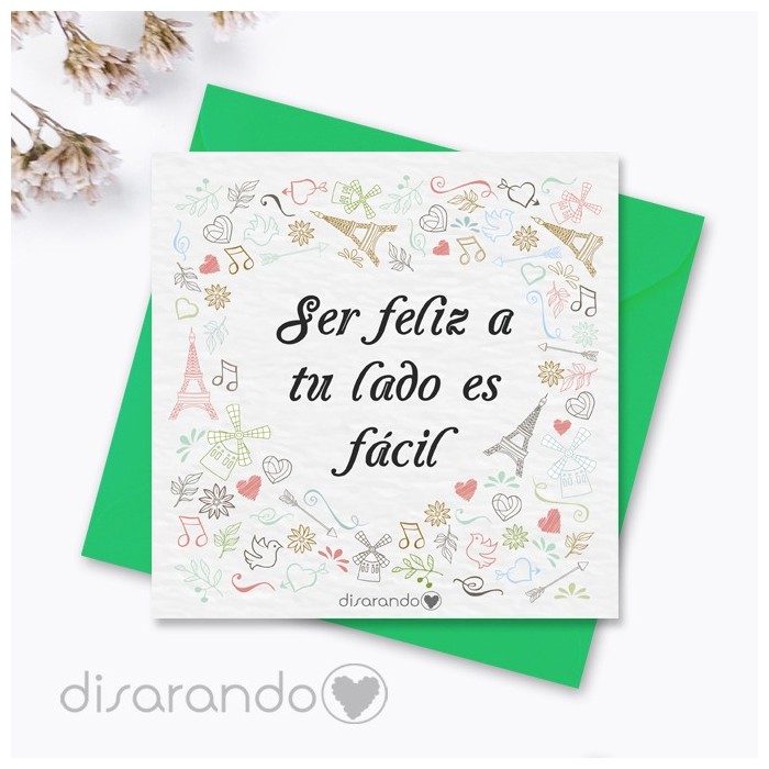 Tarjeta feliz
