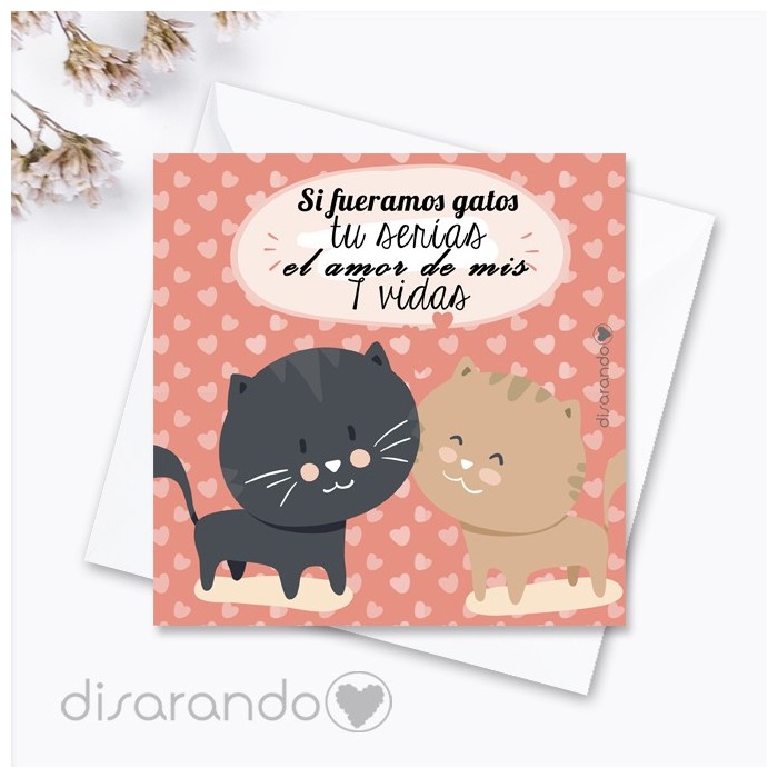Tarjeta gatitos