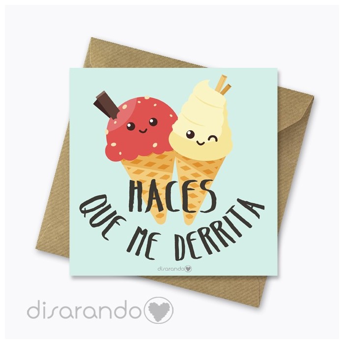Tarjeta me derrito