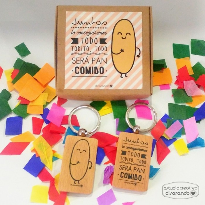 Pack Llaveros Madera