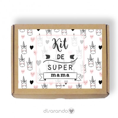 Caja personalizable Unicornios (3 tamaños)