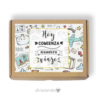 Caja personalizable Viajes (3 tamaños)