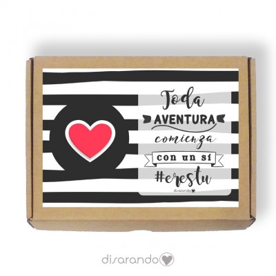 Caja personalizable Love (3 tamaños)
