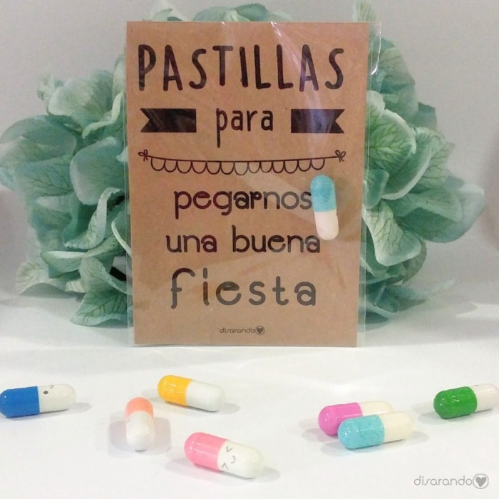 Pastillas para "pegarnos una buena fiesta"