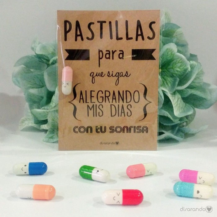 Pastillas para "que sigas alegrando mis días con tu sonrisa"