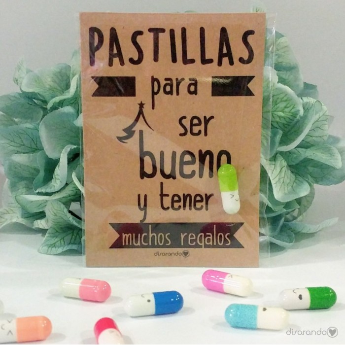 Pastillas para "ser bueno y tener muchos regalos"