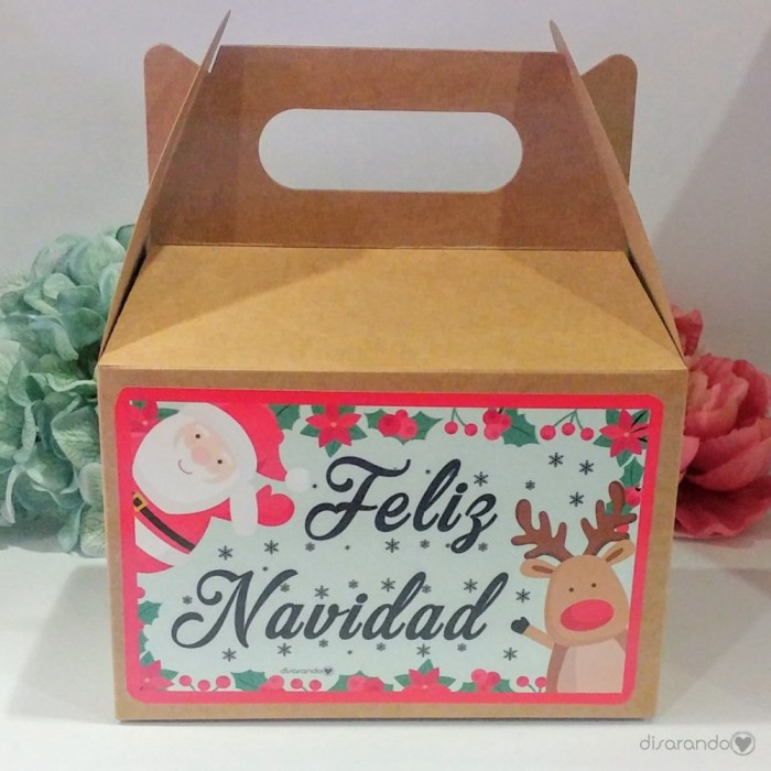Caja navidad craft