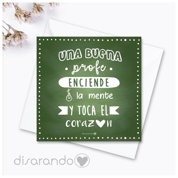 Tarjeta Buena Profe