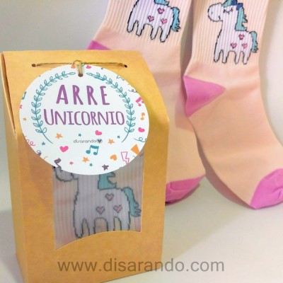 Calcetín "Arre Unicornio"