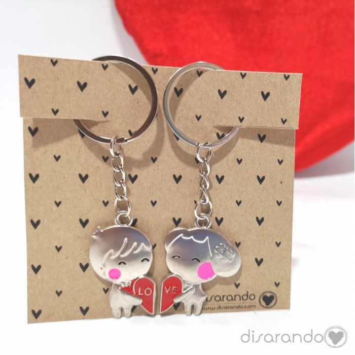 Llavero Pareja Love