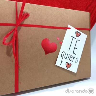 Caja corazón blanca