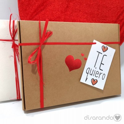 Caja corazón blanca