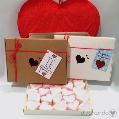 Caja corazón blanca