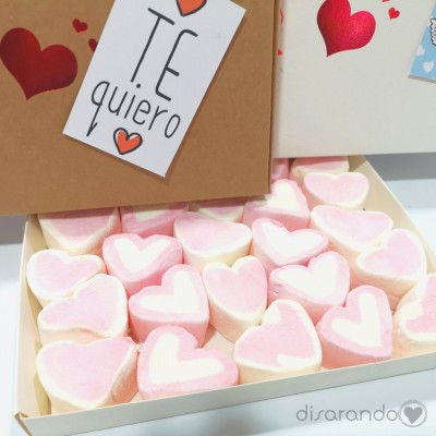 Caja corazón blanca