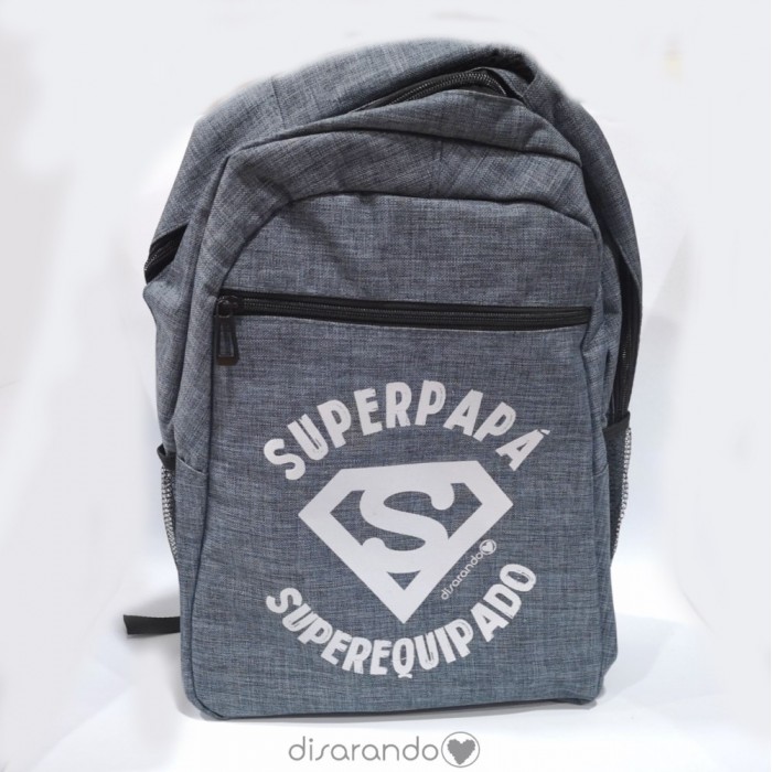 PRÓXIMAMENTE Mochila "Superpapá, superequipado"