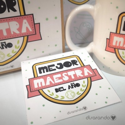 Kit regalo "Mejor Maestra del año"