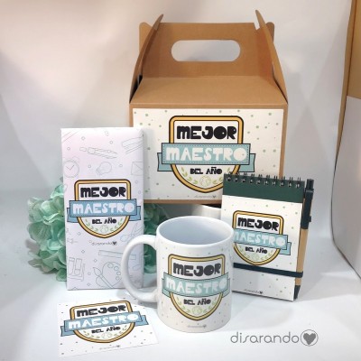 Kit regalo "Mejor Maestro del año"