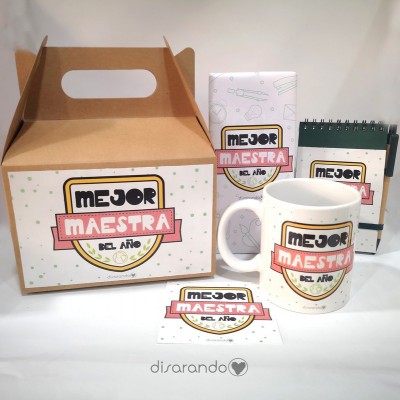 Kit regalo "Mejor Maestra del año"