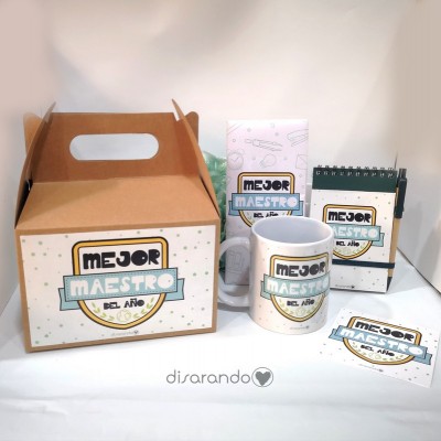 Kit regalo "Mejor Maestro del año"