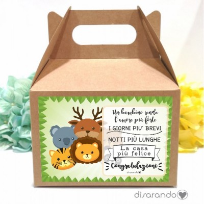 Caja personalizable Zoo (3 tamaños)