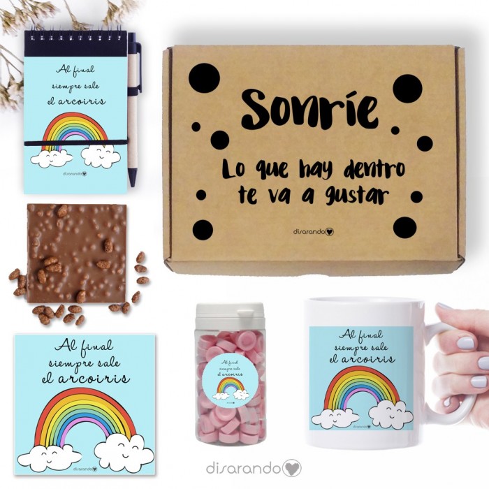 Kit "Al final siempre sale el arcoiris"