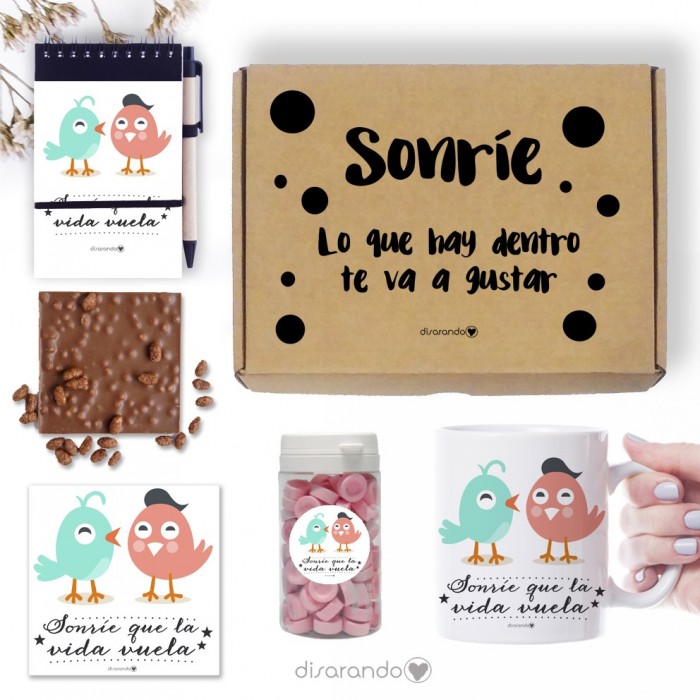 Kit "Sonríe que la vida vuela"
