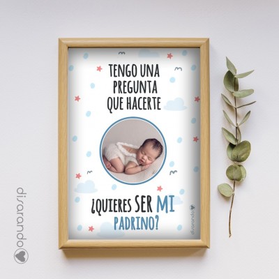 Lámina Padrinos Personalizable